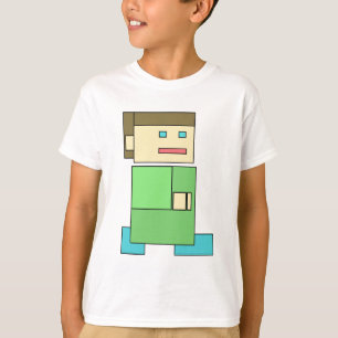 T-SHIRT MIÚDO DE GAME BOY DA ARTE DO PIXEL