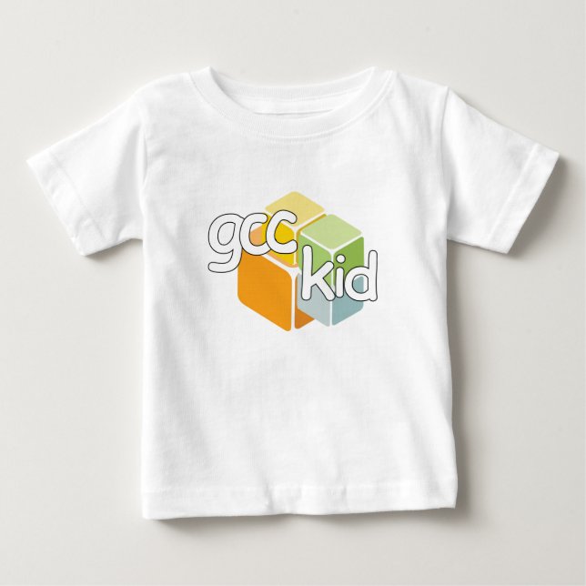 T-shirt miúdo do GCC (Frente)
