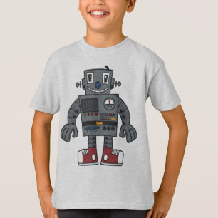 T-shirt Miúdo do robô