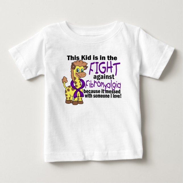 T-shirt Miúdo na luta contra a fibromialgia (Frente)
