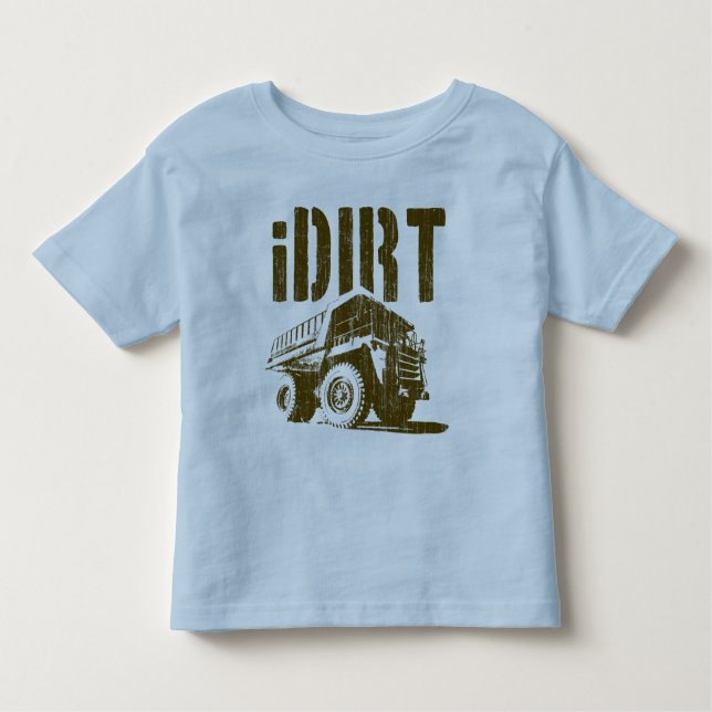 T-shirt Miúdos de luxe - iDIRT (Frente)