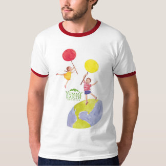 T-shirt Miúdos orgânicos do pirulito da terra saboroso