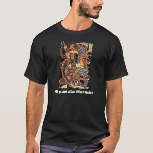T-shirt Miyamoto Musashi que pinta C. 1800's