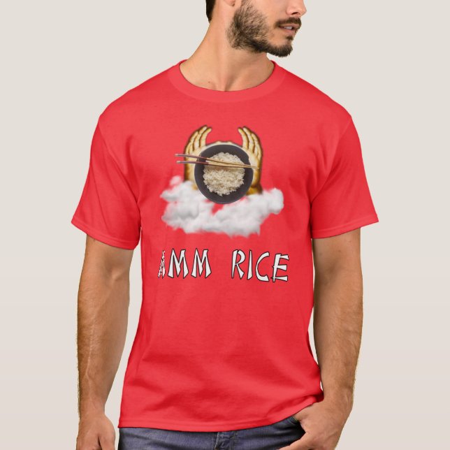 T-shirt Mmm arroz (Frente)