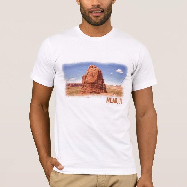 T-shirt Moab, cara UT (Frente)
