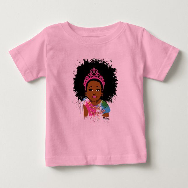 T-shirt Mocha Princess Baby Tee (Frente)