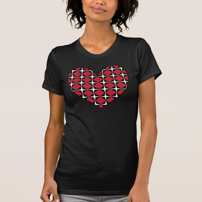 T-shirt Mod Diamond Heart (Frente)