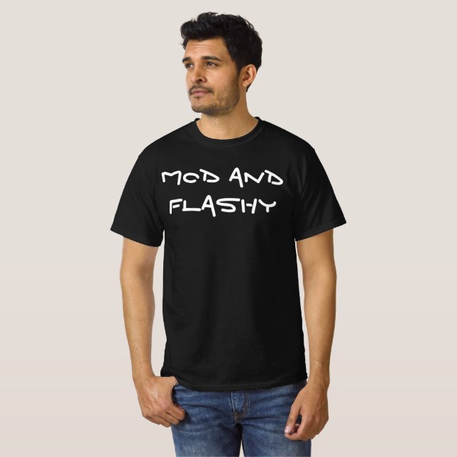 T-Shirt Mod e Flashy (Frente Completa)
