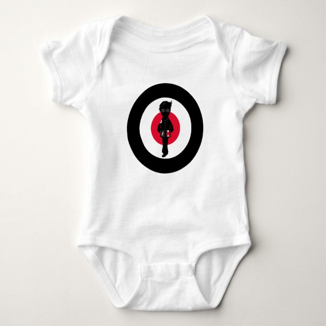 T-shirt Mod legal em Silhouette (Frente)