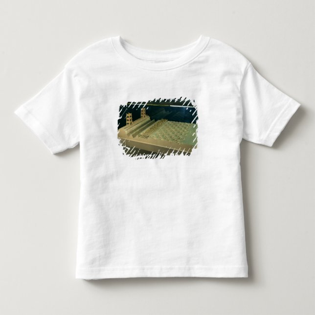 T-shirt Modelo das defesas de Caesar em Alesia (Frente)