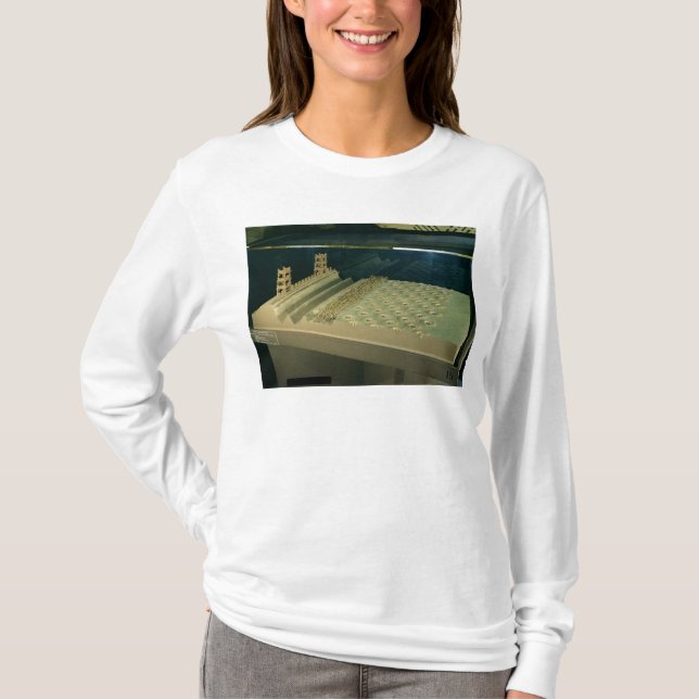 T-shirt Modelo das defesas de Caesar em Alesia (Frente)