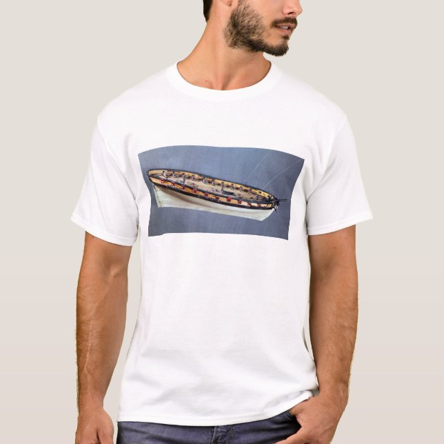T-shirt Modelo de um navio de pirata, c.1810 (Frente)