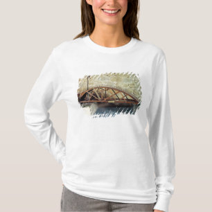 T-shirt Modelo de uma ponte de balanço