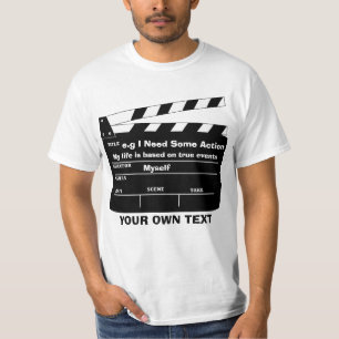 T-shirt Modelo feito sob encomenda do clapperboard