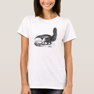 T-shirt Modelo retro do comedor da formiga do
