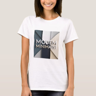 T-shirt Modem Minimalist