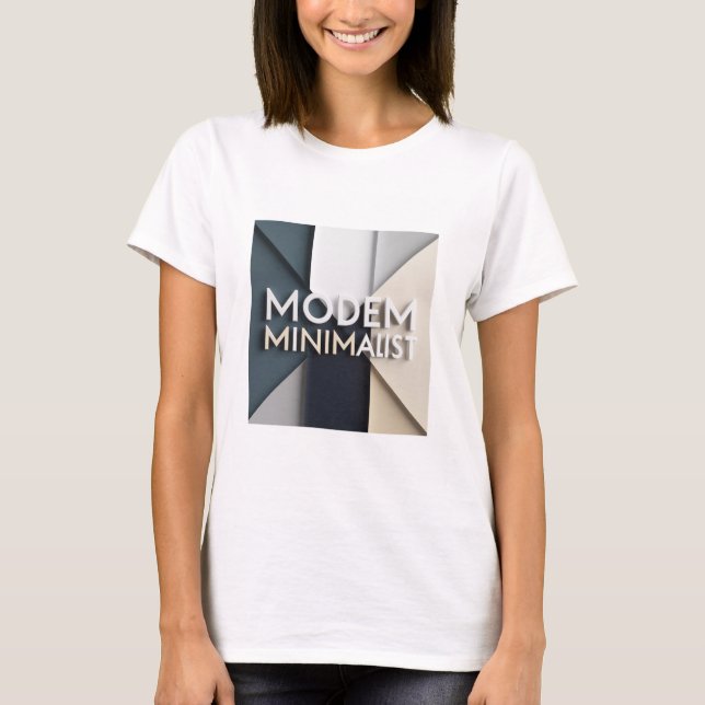 T-shirt Modem Minimalist (Frente)
