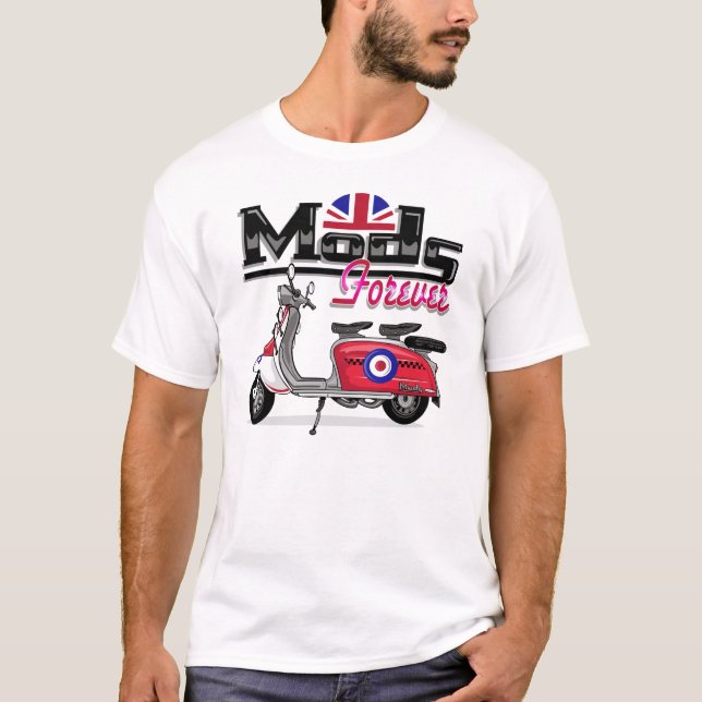 T-shirt Mods para sempre (Frente)