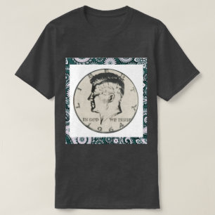 T-shirt Moeda de JFK