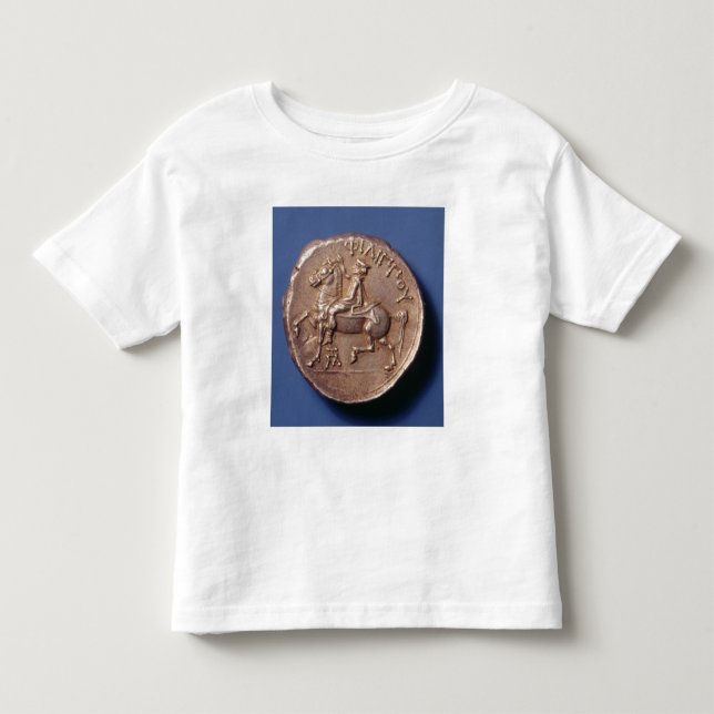 T-shirt Moeda de prata de Philip II de Macedon (Frente)