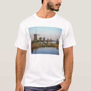 T-shirt Moinhos de vento, Kinderdijk, Holanda