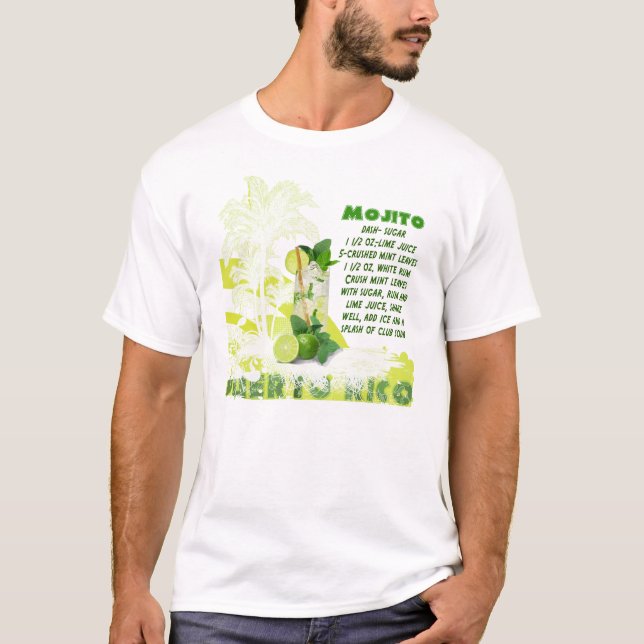 T-shirt Mojito- Porto Rico (Frente)
