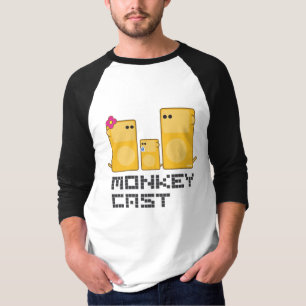 T-shirt Molde do macaco