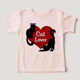 T-shirt Moletom de Amante de Gatinho Roupas de Gato para C