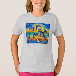 T-shirt Moletom Infantil Feminino Hanes ComfortBlend®