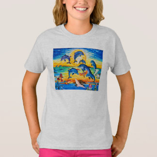 T-shirt Moletom Infantil Feminino Hanes ComfortBlend®