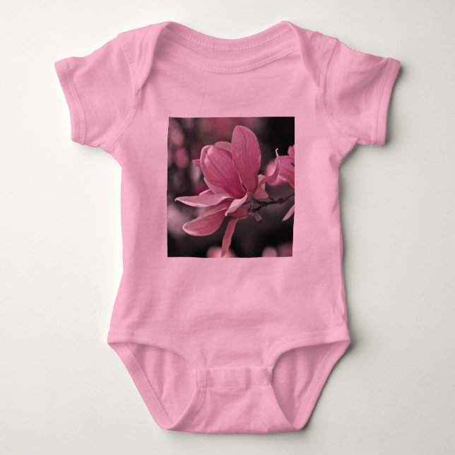 T-shirt Molho Rosa Japonês Magnolia (Frente)