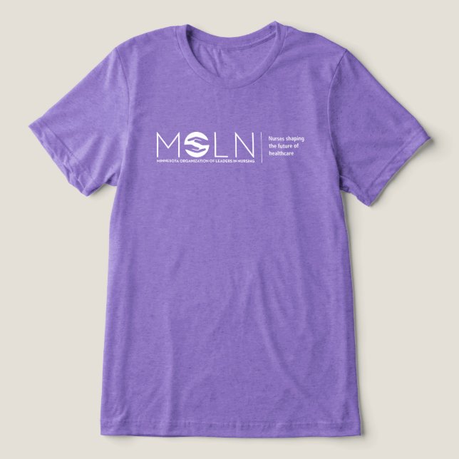 T-Shirt MOLN Dark Color Tri-Blend (Design frontal)