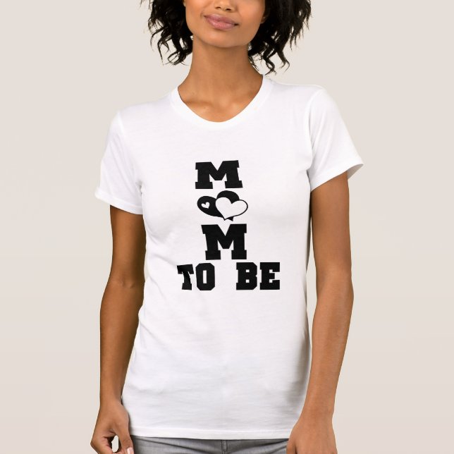 T-shirt MOM a ser - Texto preto (Frente)