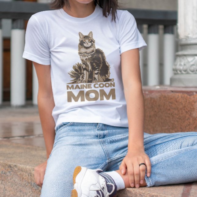 T-Shirt MOM MOM MOM DE MAINE (Criador carregado)