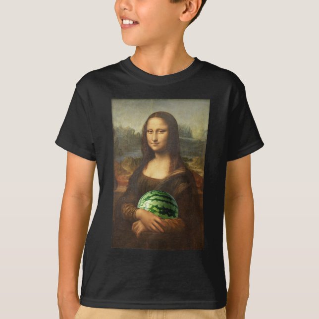 T-shirt Mona Lisa ama Melancias (Frente)