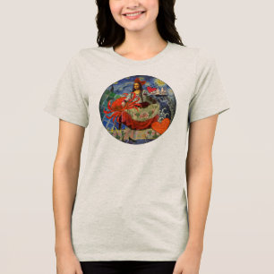T-shirt Mona Lisa e Caranguejo