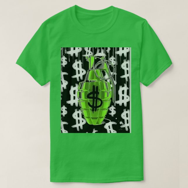 T-shirt "Money Grenade" (Frente do Design)