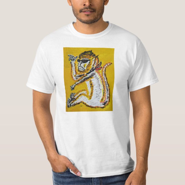 T-shirt Monkey Circus Art (Frente)