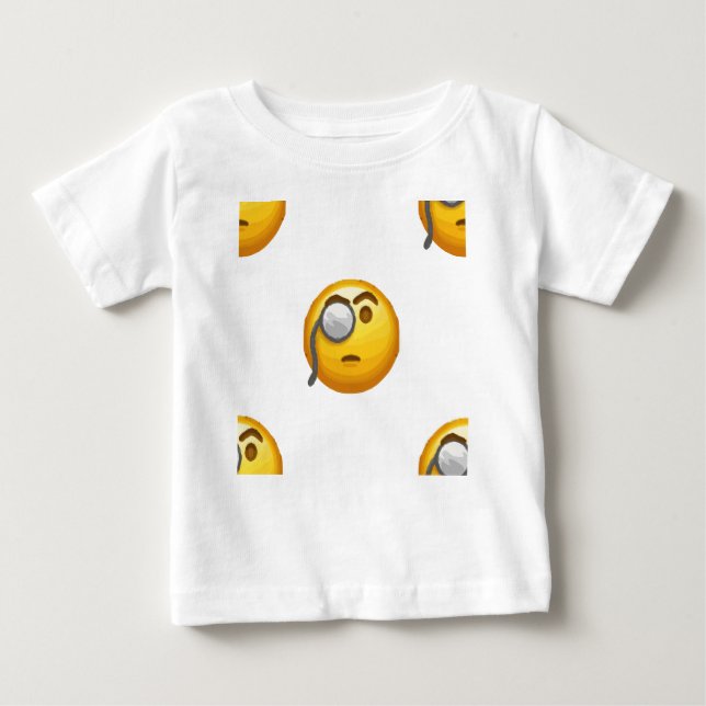 T-shirt monóculo emoji (Frente)