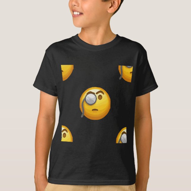 T-shirt monóculo emoji (Frente)
