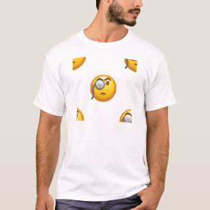 T-shirt monóculo emoji