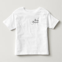 Monograma Ring Bearer Casamento T—Camisa