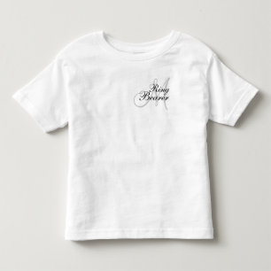 T-shirt Monograma Ring Bearer Casamento T—Camisa