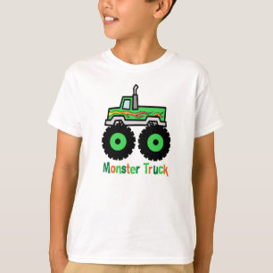 T-shirt Monster truck verde