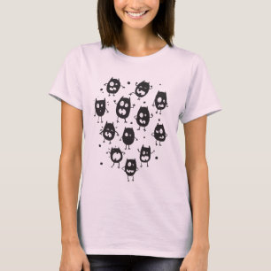 T-shirt Monstres Noirs
