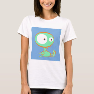 T-shirt Monstro alaranjado/verde