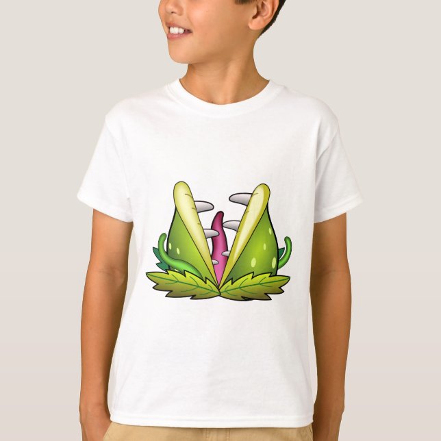 T-shirt monstro da armadilha de venus (Frente)