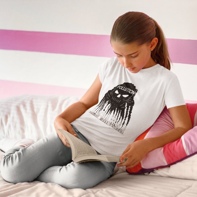 T-Shirt Monstro da Nuvem de Poluição (Criador carregado)