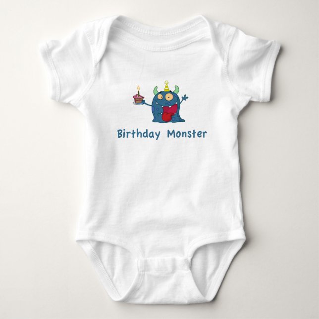 T-shirt Monstro de Aniversário (Frente)