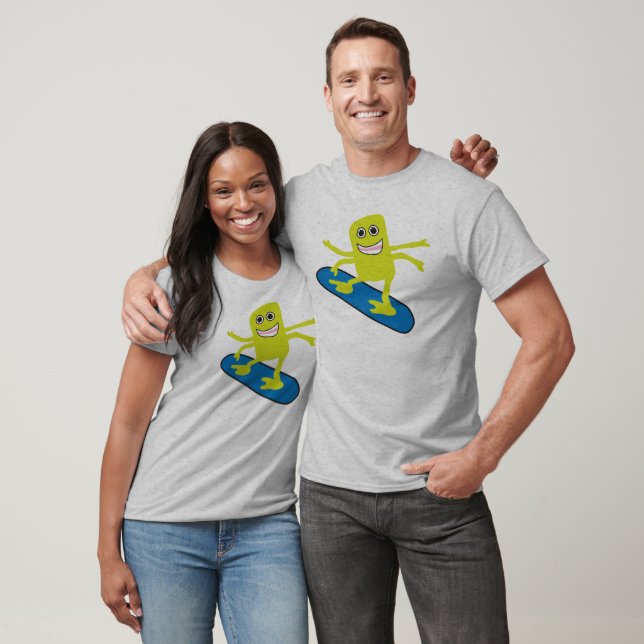 T-shirt Monstro de Braço Snowboarder 4 (Unissex)